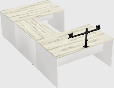 U-shaped desk