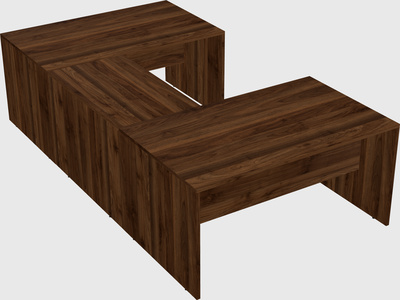 U-shaped desk