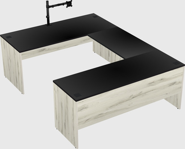 U-shaped desk