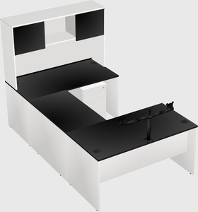 U-shaped desk