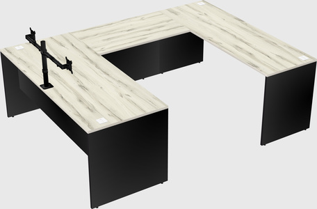 U-shaped desk