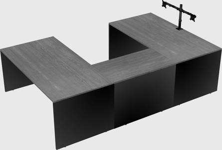 U-shaped desk