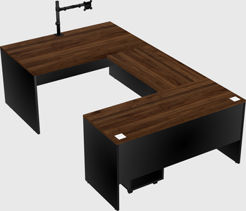 U-shaped desk