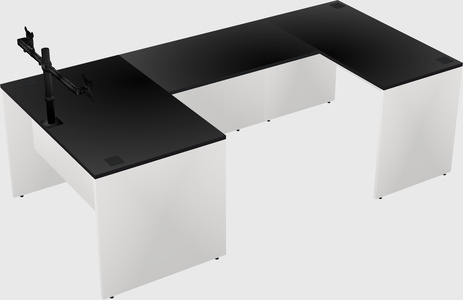 U-shaped desk