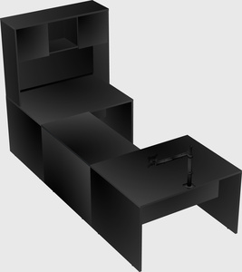 U-shaped desk