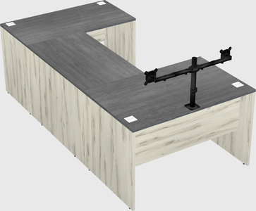U-shaped desk