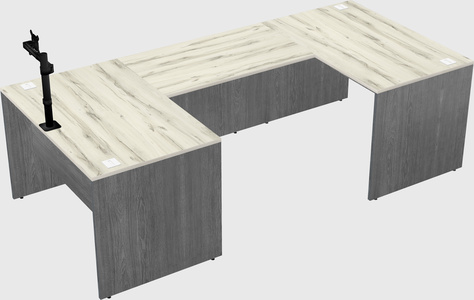 U-shaped desk