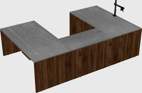 U-shaped desk