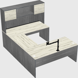 U-shaped desk