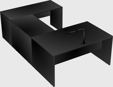 U-shaped desk