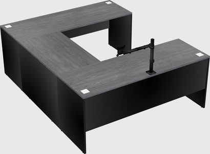 U-shaped desk