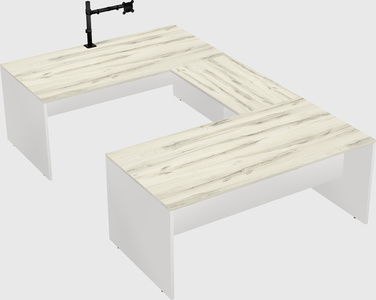 U-shaped desk