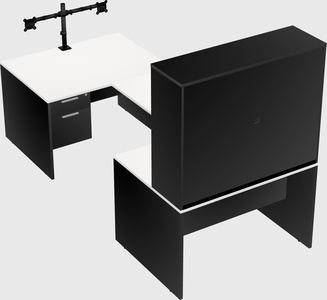 U-shaped desk