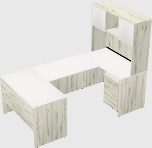 U-shaped desk