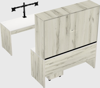 U-shaped desk