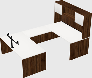 U-shaped desk