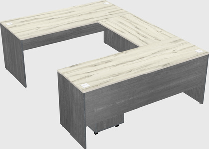 U-shaped desk