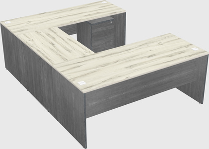 U-shaped desk