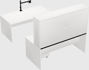 U-shaped desk