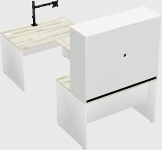 U-shaped desk