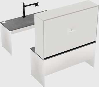 U-shaped desk