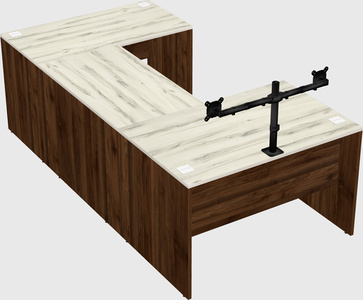 U-shaped desk