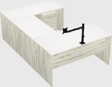 U-shaped desk