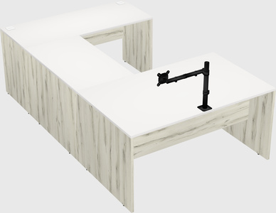 U-shaped desk