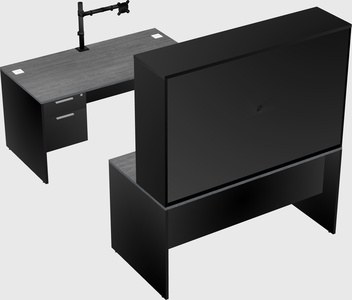 U-shaped desk