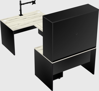 U-shaped desk