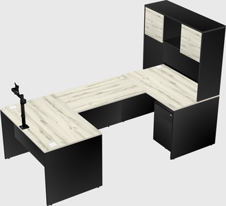 U-shaped desk