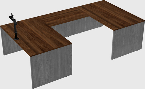 U-shaped desk