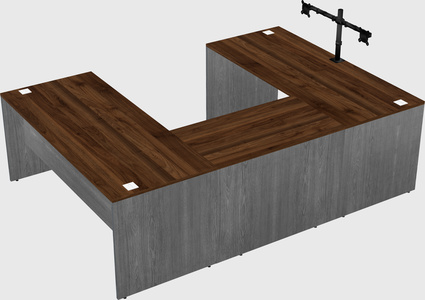 U-shaped desk