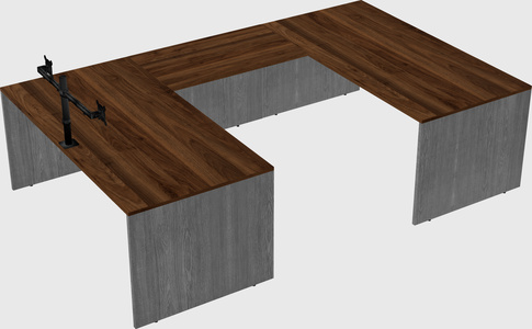 U-shaped desk