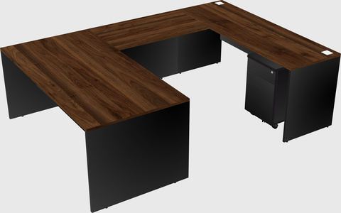 U-shaped desk