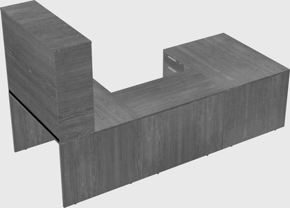 U-shaped desk