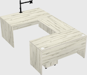 U-shaped desk