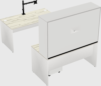 U-shaped desk