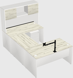U-shaped desk