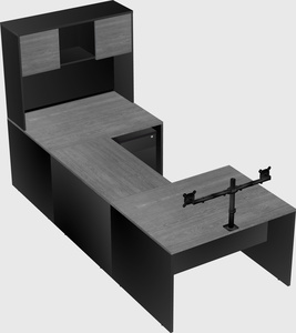 U-shaped desk