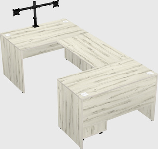 U-shaped desk
