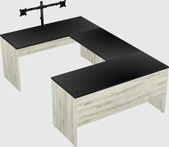 U-shaped desk