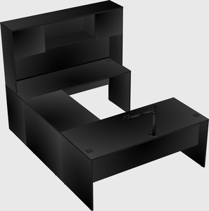 U-shaped desk