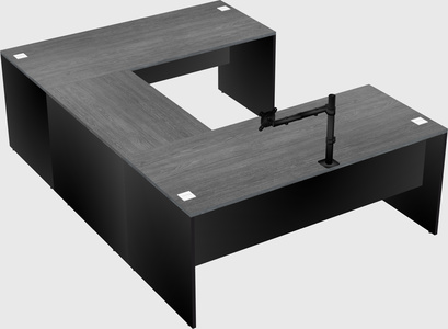 U-shaped desk