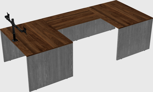 U-shaped desk