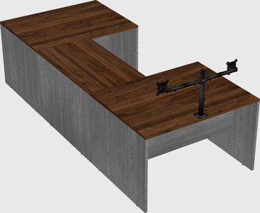 U-shaped desk