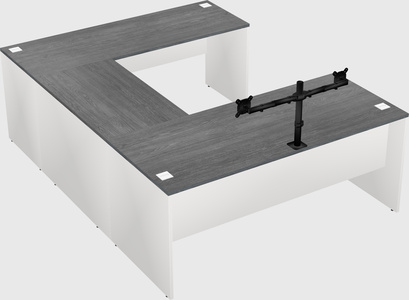 U-shaped desk