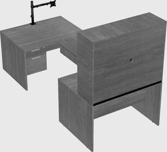 U-shaped desk