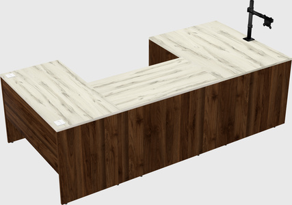 U-shaped desk