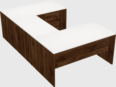 U-shaped desk